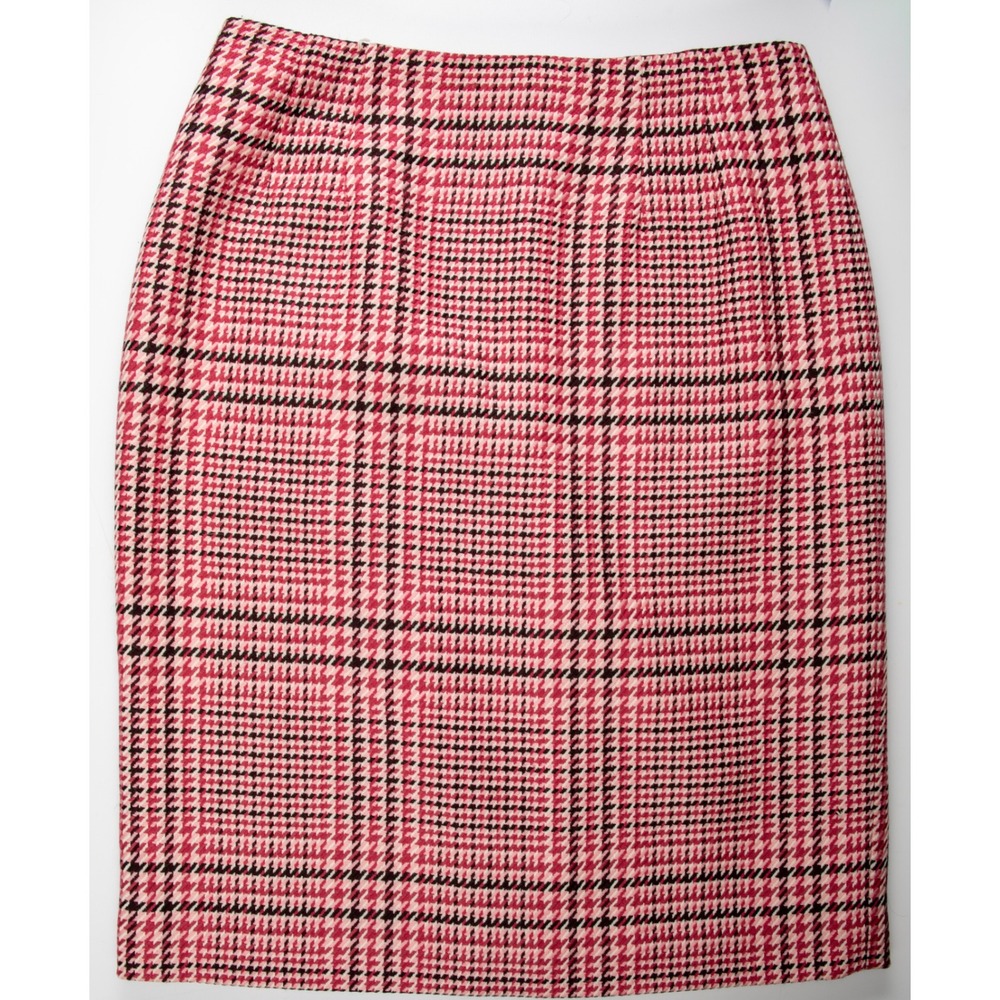 Talbots Wool Plaid Pencil Skirt‎ Knee Length Business Casual Size 6